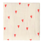 Studio Noos Swaddle Hearts Neutral 120 x 120 cm bei Yay Kids