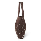 Tragetasche "Mom Bag" Puffy Brown Hearts