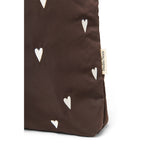 Tragetasche "Mom Bag" Puffy Brown Hearts