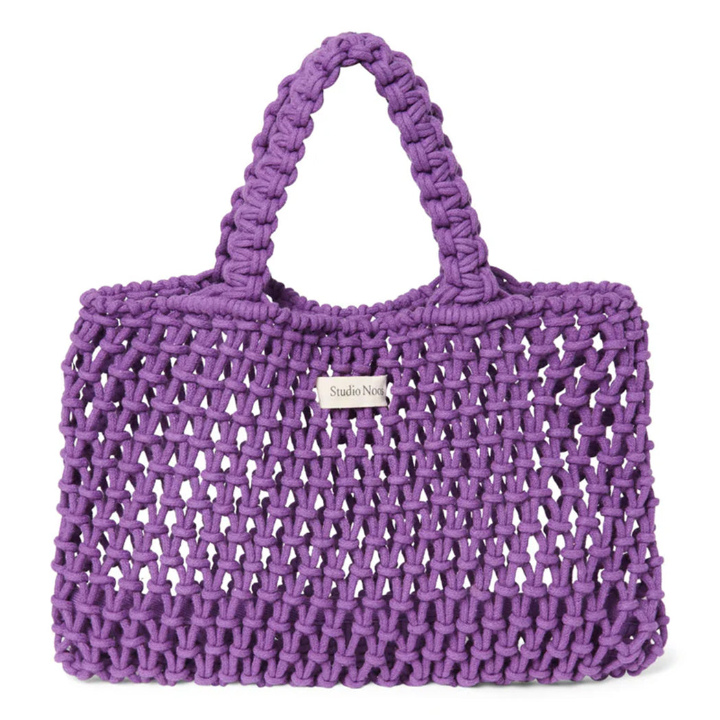 Studio Noos Mini Handbag Macramé Purple bei Yay Kids