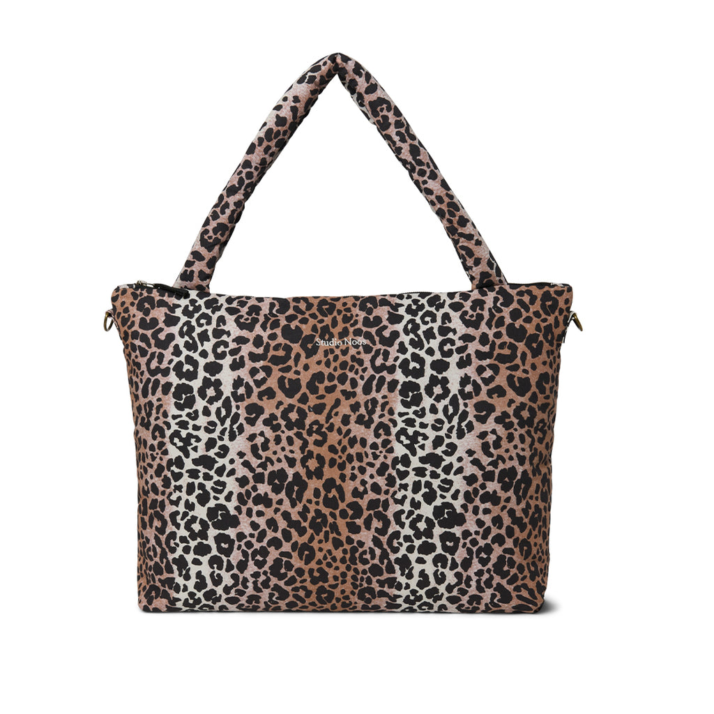 Wickeltasche "Diaper Bag" Soft Cotton Hazel Leopard – Studio Noos