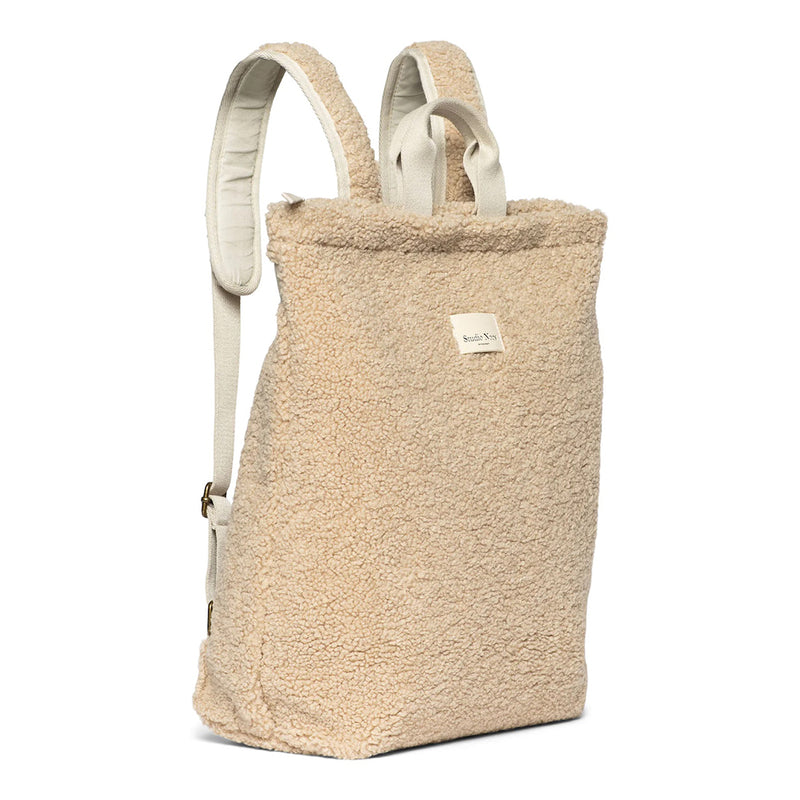 Studio Noos Teddy Rucksack Ecru bei Yay Kids