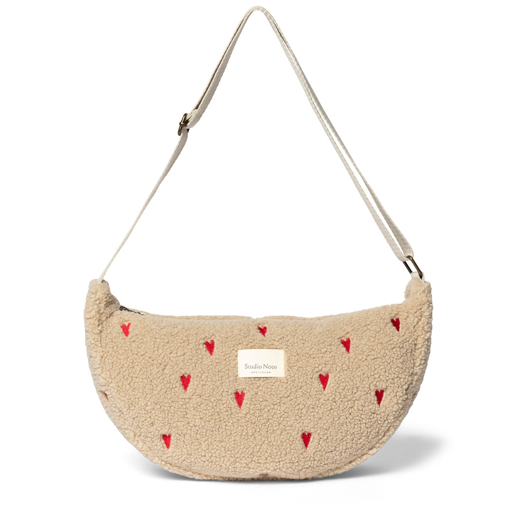 Studio Noos Frauen Adult Fanny Pack Teddy Hearts Ecru bei Yay Kids
