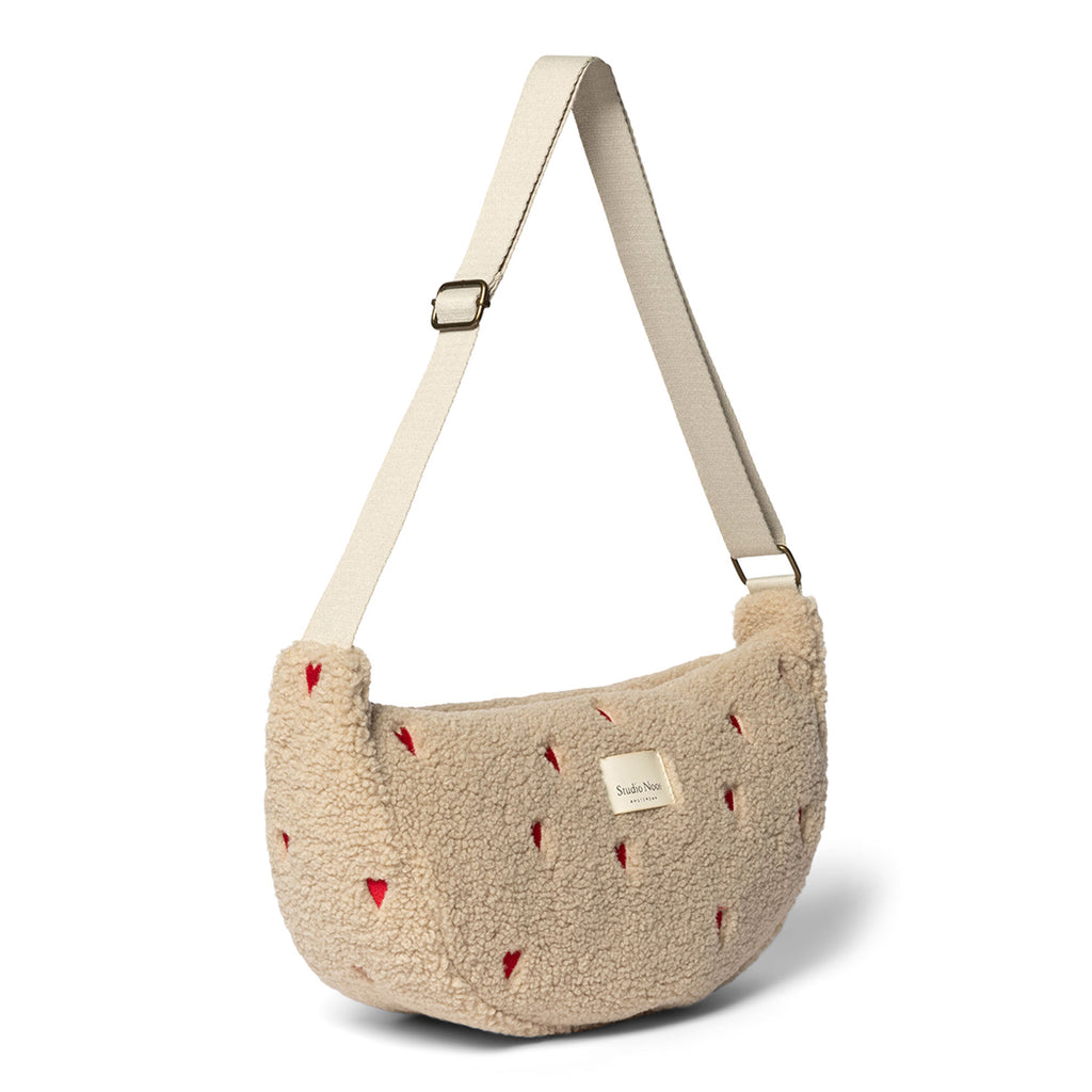 Studio Noos Frauen Adult Fanny Pack Teddy Hearts Ecru bei Yay Kids