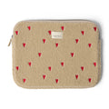 Studio Noos Teddy Hearts Laptop Sleeve Ecru 15 Inch bei Yay Kids