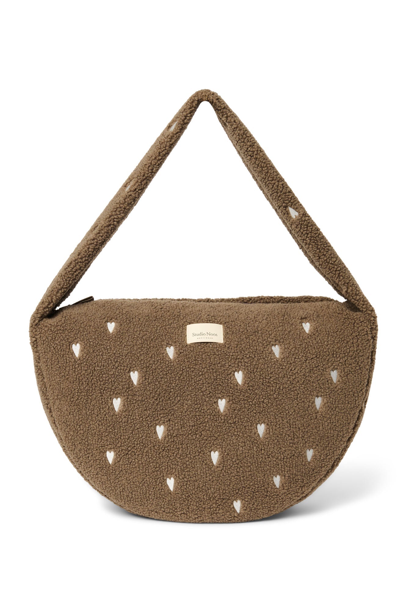 Umhängetasche "Cross Body Bag" Brown Hearts Teddy