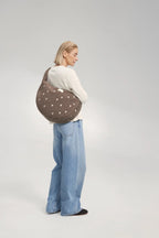 Umhängetasche "Cross Body Bag" Brown Hearts Teddy