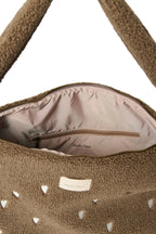 Umhängetasche "Cross Body Bag" Brown Hearts Teddy