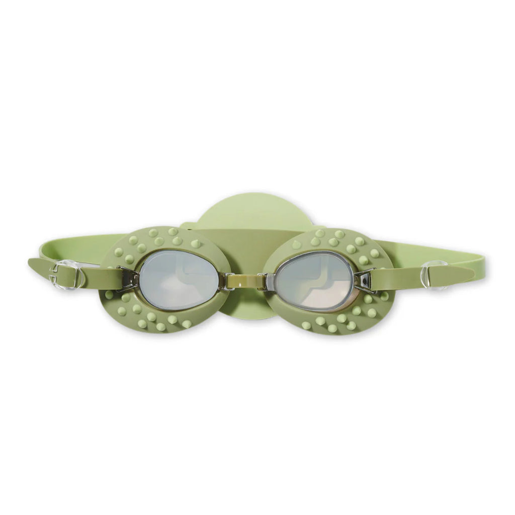Schwimmbrille Krokodil Grün