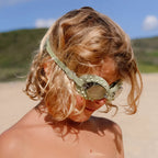 Schwimmbrille Krokodil Grün