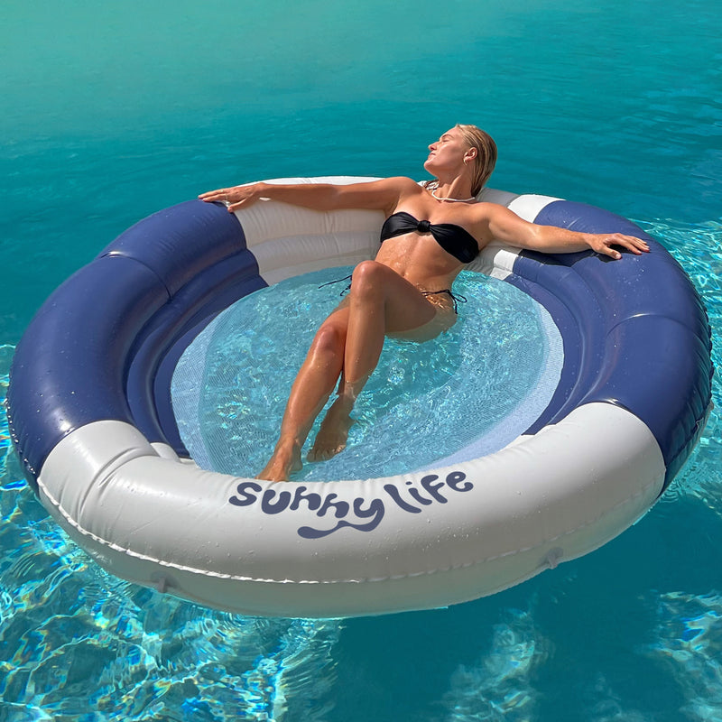 Sunnylife Luftmatratze Twin Hammock Float Le Weekend Navy bei Yay Kids