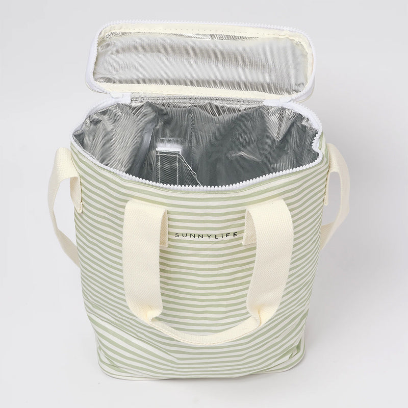 Sunnylife Getränke Kühltasche La Palma Sage Stripe bei Yay Kids