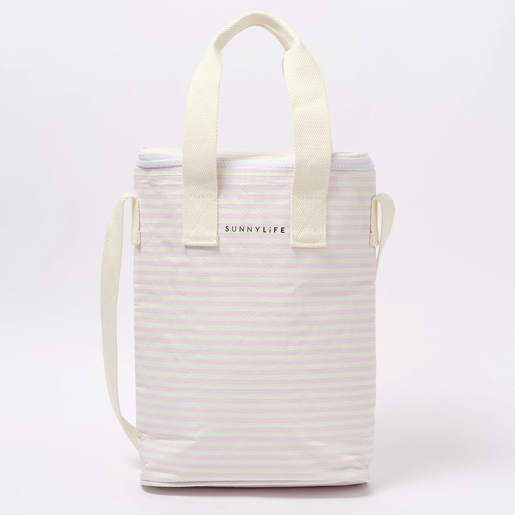 Sunnylife Getränke Kühltasche Lazy Days Pink Stripe bei Yay Kids