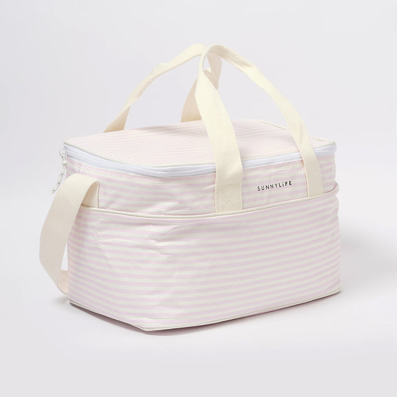 Sunnylife Kühltasche Light Lazy Days Pink Stripe bei Yay Kids