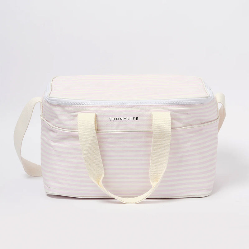 Sunnylife Kühltasche Light Lazy Days Pink Stripe bei Yay Kids