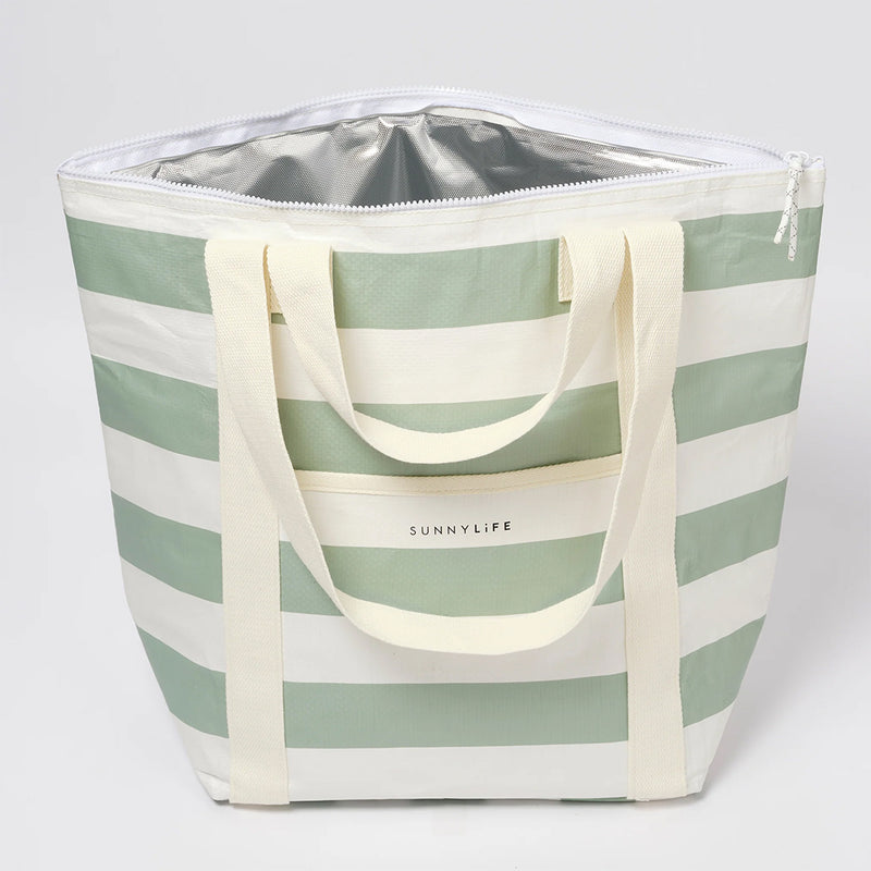 Sunnylife Leichte Kühltasche La Palma Sage Stripe bei Yay Kids