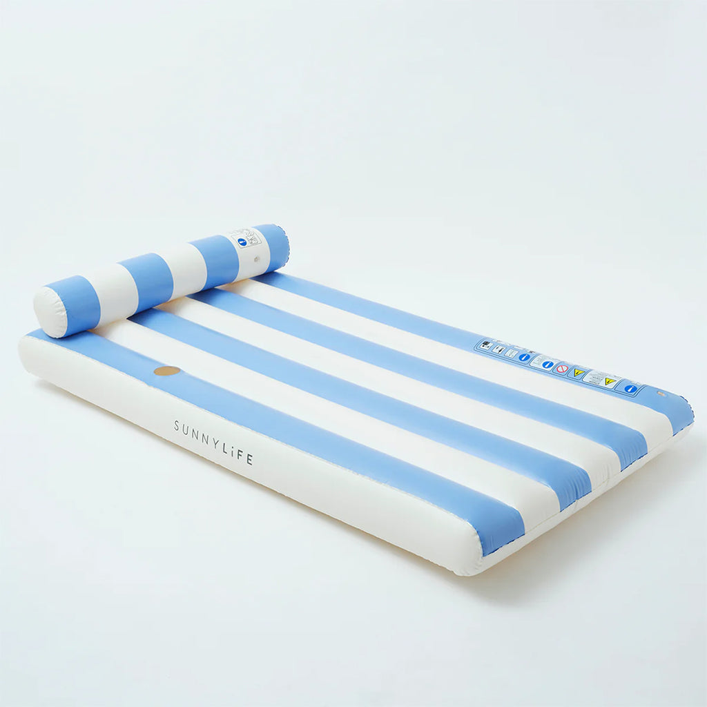 Sunnylife Luftmatratze Luxe Blue Stripe bei Yay Kids