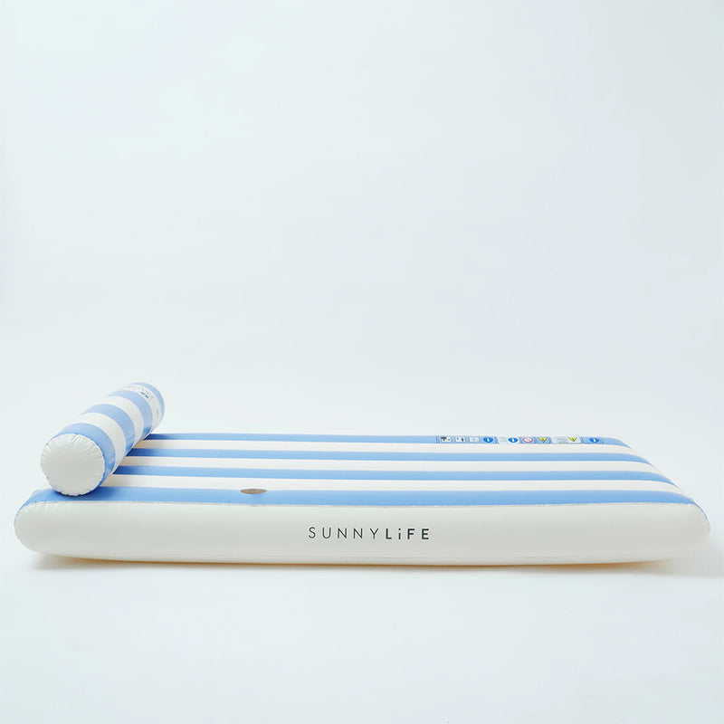 Sunnylife Luftmatratze Luxe Blue Stripe bei Yay Kids