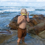 Sunnylife Kinder Taucherbrille Salty the Shark Neon Yellow bei Yay Kids