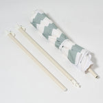 Sunnylife Sonnenschirm Kompakt La Palma Sage Stripe bei Yay Kids