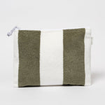 Sunnylife Terry Beach Pouch The Vacay Olive Stripe bei Yay Kids
