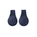 Leder Magnet Clips 2er Set Navy Blue – Cloby