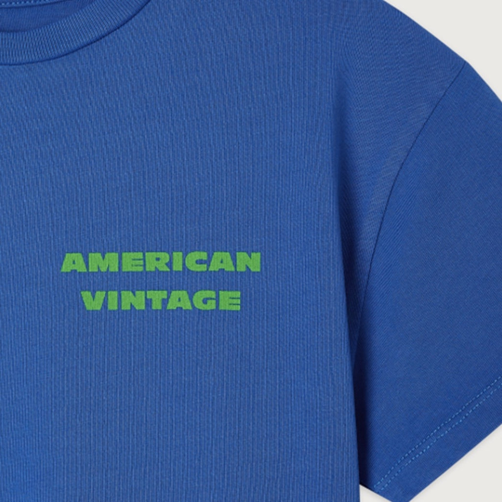 American Vintage T-Shirt Fizvalley Vintage Cobalt bei Yay Kids