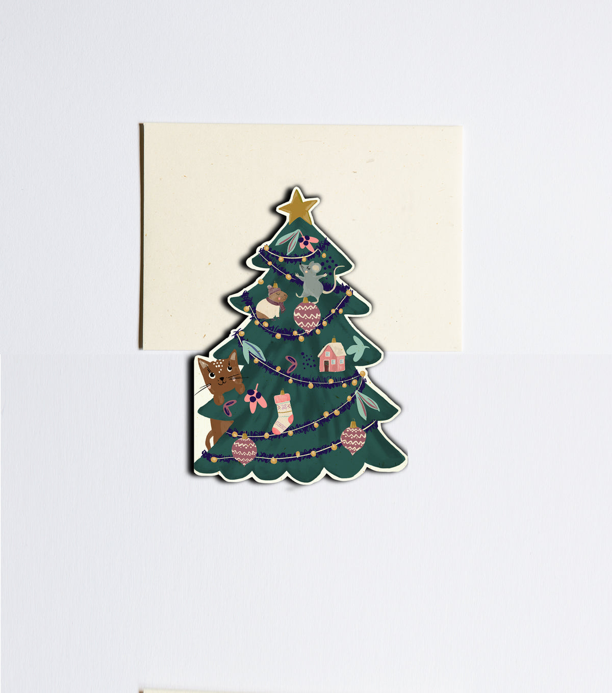 Grusskarte Tannenbaum