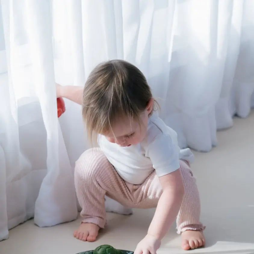 Plan toys Meeres-Puzzle aus Holz mit Muschel, Krabbe, Schildkröte und Wal für Kinder ab 12 Monaten.