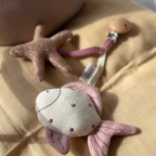 Kinderwagen-Anhänger Njord – Pearl Blush / Gold Mélange