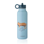 Liewood Trinkflasche Falk Tiger / Beach blue 500 ml bei Yay Kids