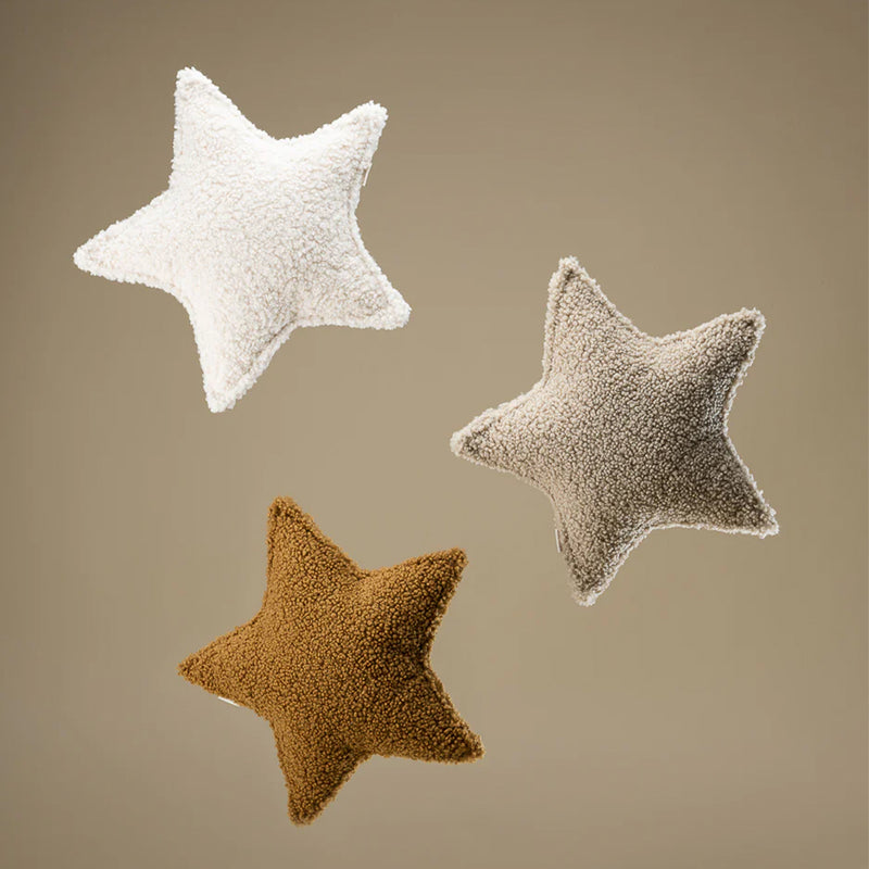 Wigiwama Kinder Stern Kissen in drei Farben bei Yay Kids