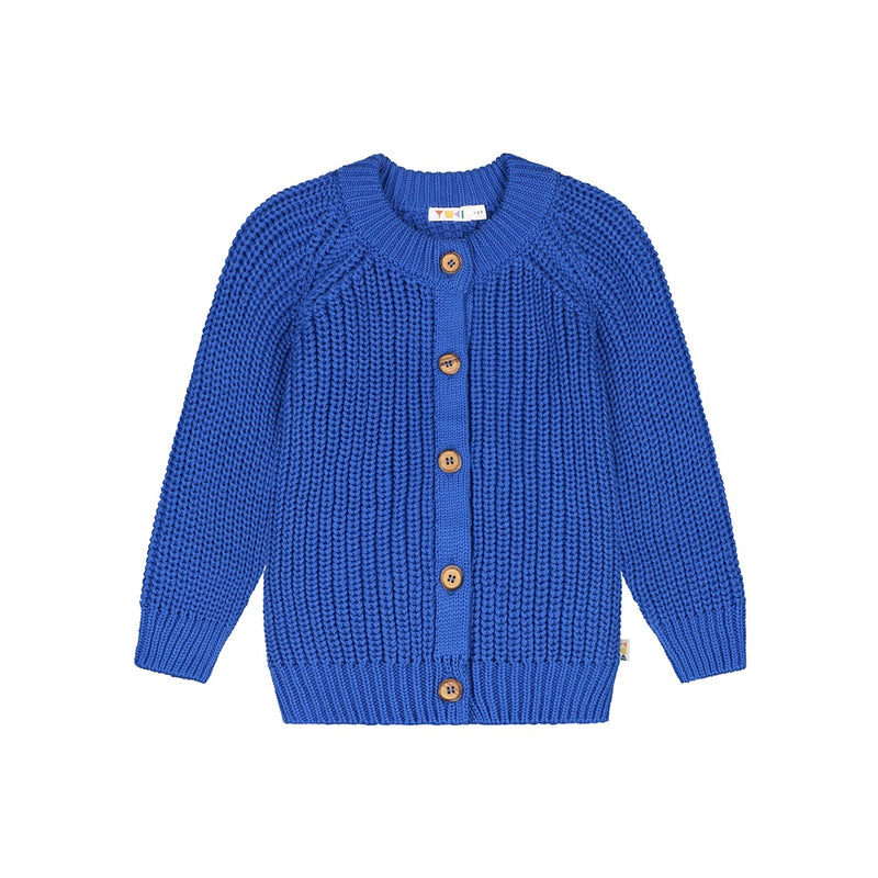 Yuki Kidswear Kinder Cardigan Raglan Blueberry bei Yay Kids