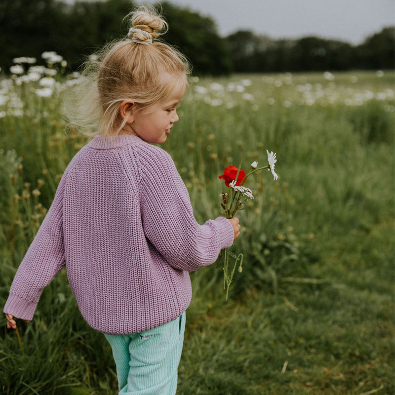 Yuki Kidswear Kinder Raglan Cardigan Orchid bei Yay Kids