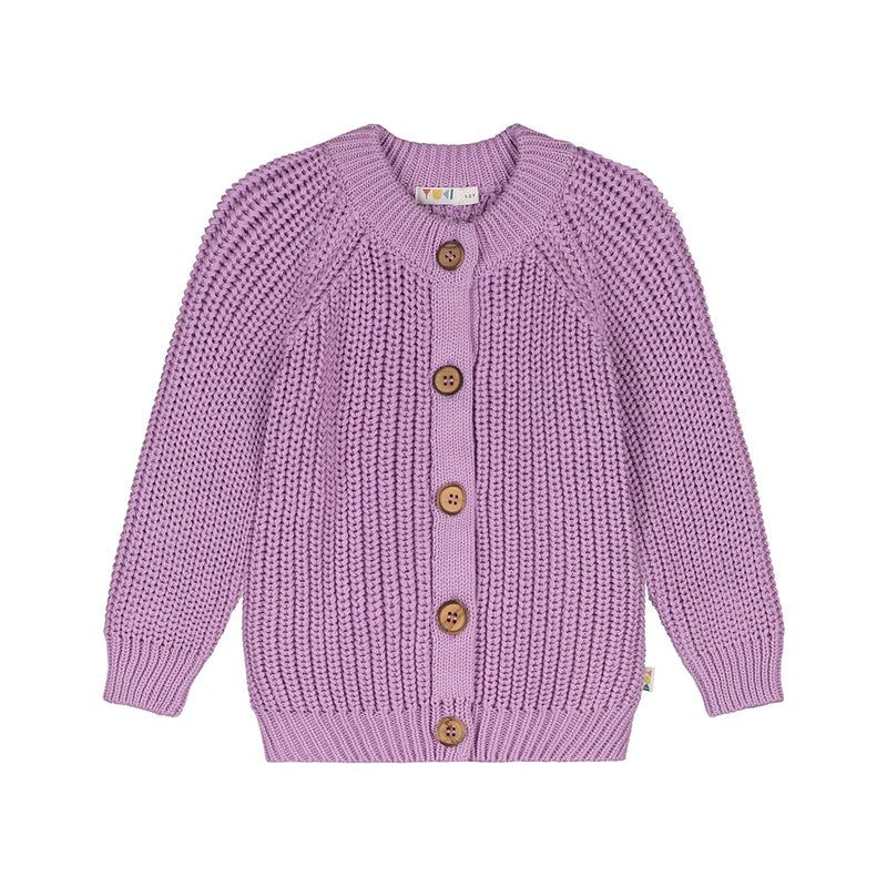Yuki Kidswear Kinder Raglan Cardigan Orchid bei Yay Kids