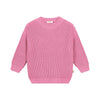 Yuki Kidswear Chunky Knitted Sweater Bubble Gum Pink bei Yay Kids