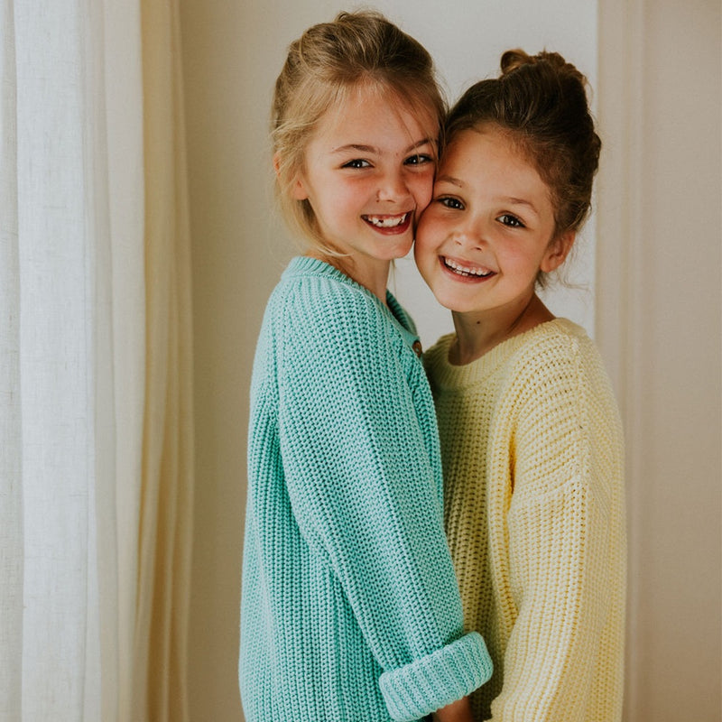 Yuki Kidswear Kinder Chunky Knitted Sweater Vanilla bei Yay Kids