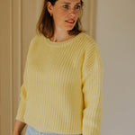 Yuki Kidswear Frauen Chunky Knitted Sweater Vanilla bei Yay Kids