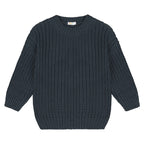 Yuki Kidswear Kinder Chunky Knitted Sweater Charcoal bei Yay Kids