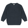 Yuki Kidswear Kinder Chunky Knitted Sweater Charcoal bei Yay Kids