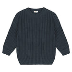 Yuki Kidswear Kinder Chunky Knitted Sweater Charcoal bei Yay Kids