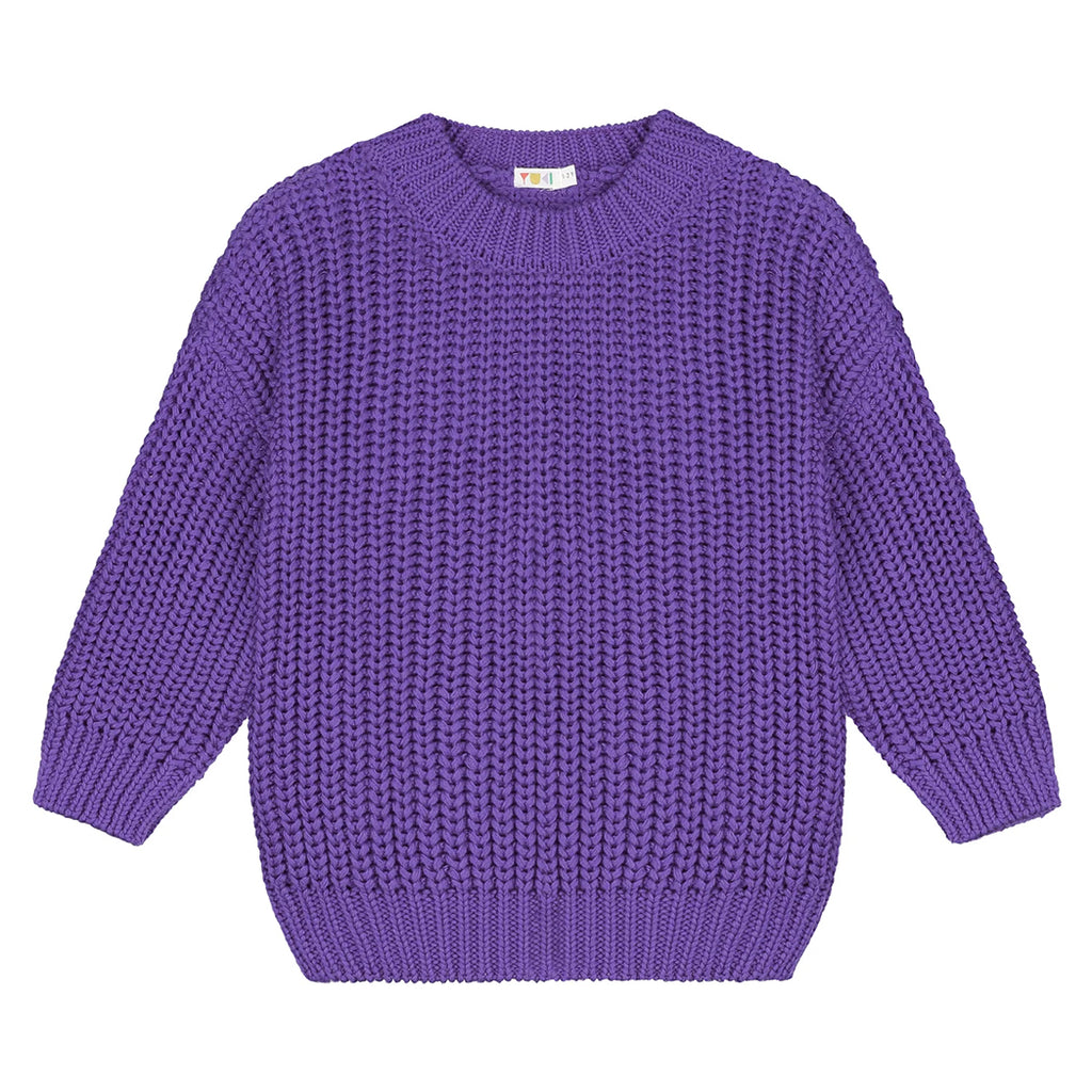 Yuki Kidswear Kinder Chunky Knitted Sweater Amethyst bei Yay Kids