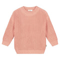 Yuki Kidswear Kinder Strickpullover Chunky Coral Pink bei Yay Kids