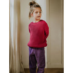 Yuki Kidswear Kinder Chunky Knitted Sweater Fuchsia bei Yay Kids