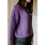 Yuki Kidswear Frauen Chunky Knitted Sweater Amethyst bei Yay Kids