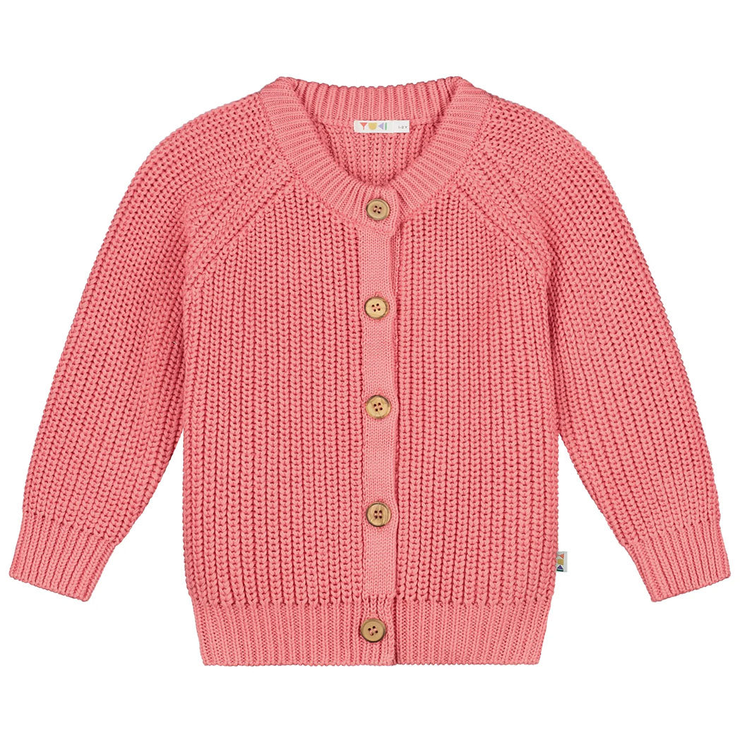 Yuki Kidswear Kinder Cardigan Raglan Punch bei Yay Kids