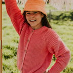 Yuki Kidswear Kinder Cardigan Raglan Punch bei Yay Kids