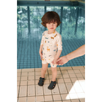 Baby UV-Bade-Jumpsuit „Thor Animals“ – Sandy