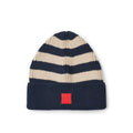 Beanie EZRA Classic Navy/ Sandy Stripe