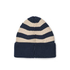 Beanie EZRA Classic Navy/ Sandy Stripe